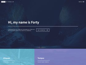 Gatsby Starter Forty screenshot