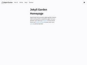 Garden screenshot