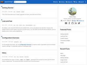 Bootstrap Theme screenshot